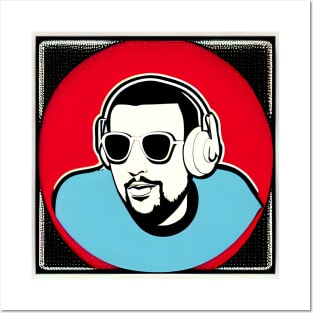 Hey Mr DJ - DJ Headphone Posters and Art